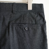 NICENESS NEO HERRINGBONE FLYING V TROUSERS "H.SCENKER"