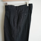 NICENESS NEO HERRINGBONE FLYING V TROUSERS "H.SCENKER"