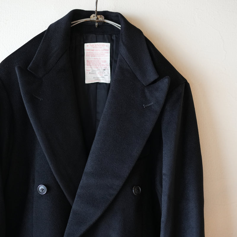 NICENESS DEAD CASHMERE MELTON FLIGHT SLEEVE JACKET "LAURENT"