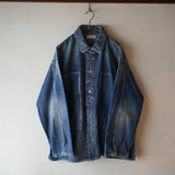 NICENESS AGED EFFECT DENIM JACKET "I.COXON"