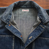 NICENESS AGED EFFECT DENIM JACKET "I.COXON"