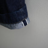 YOKO SAKAMOTO BELTED DENIM TROUSERS