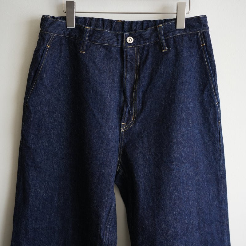 YOKO SAKAMOTO BELTED DENIM TROUSERS
