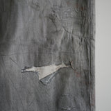 ANCELLM  #04 AGING01 REMAKE DENIM PANTS BLK