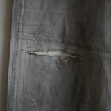 ANCELLM  #04 AGING01 REMAKE DENIM PANTS BLK