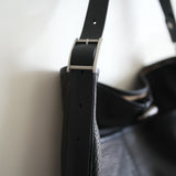 Post Production BUFFALO LEATHER 2 POCKET TOTE BAG