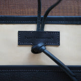 Post Production BUFFALO LEATHER 2 POCKET TOTE BAG