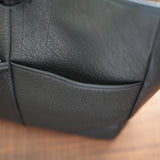 Post Production BUFFALO LEATHER 2 POCKET TOTE BAG