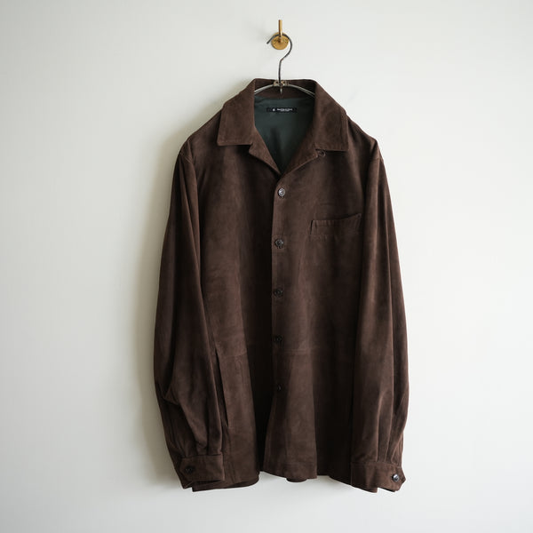 MAATEE&SONS GOAT SUEDE SHIRT JACKET