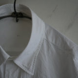 PORTER CLASSIC Cotton Typewriter Classic Shirt WHITE