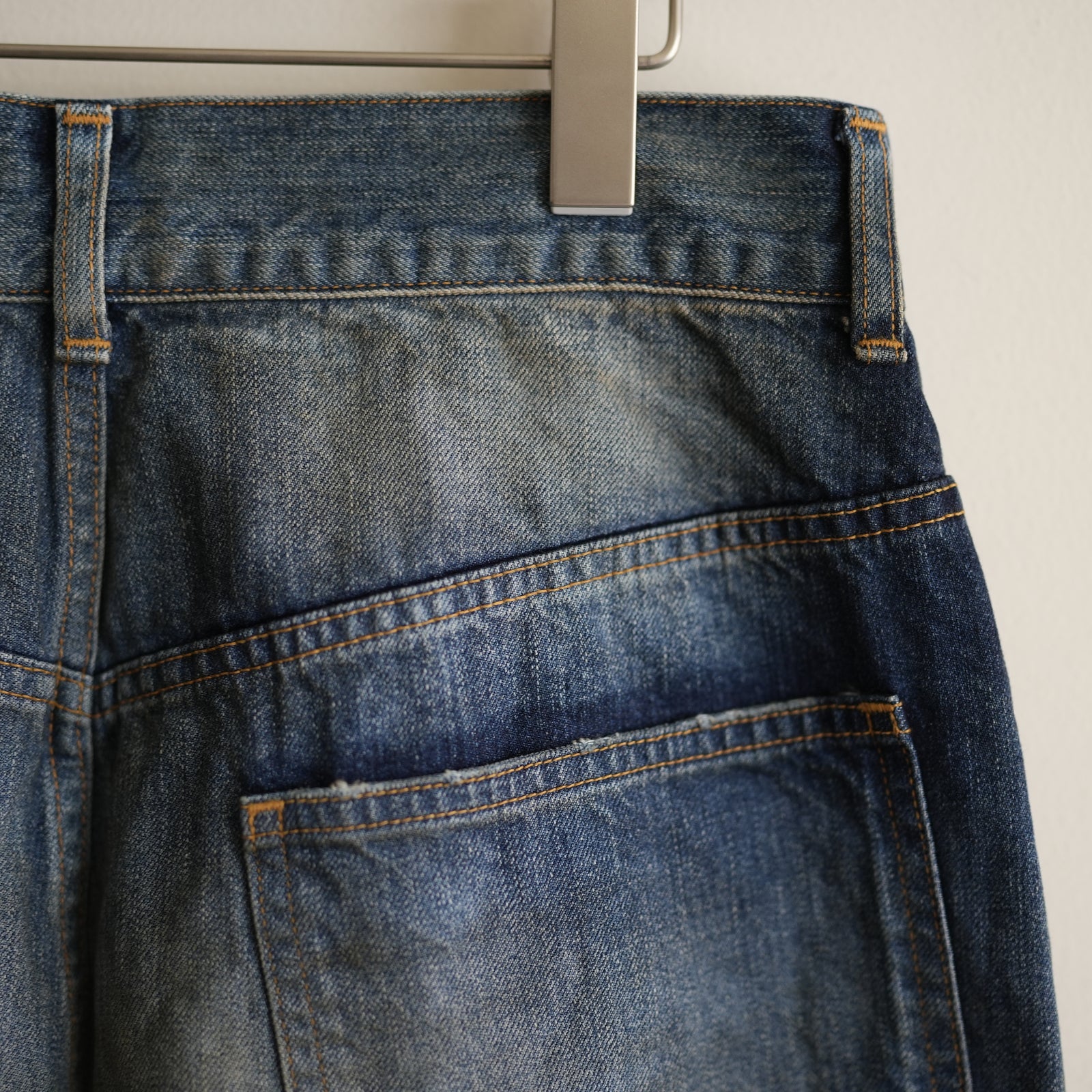ANCELLM #02 AGING01 DENIM PANTS INDIGO – RASSEMBLE