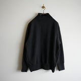 Slopeslow WOOL FRENCH TERRY HIGH NECK SWEAT SHIRT