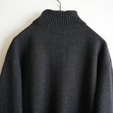 Slopeslow WOOL FRENCH TERRY HIGH NECK SWEAT SHIRT