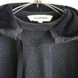 Slopeslow WOOL FRENCH TERRY AFTER HOODIE CHARCOAL