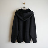 Slopeslow WOOL FRENCH TERRY AFTER HOODIE CHARCOAL