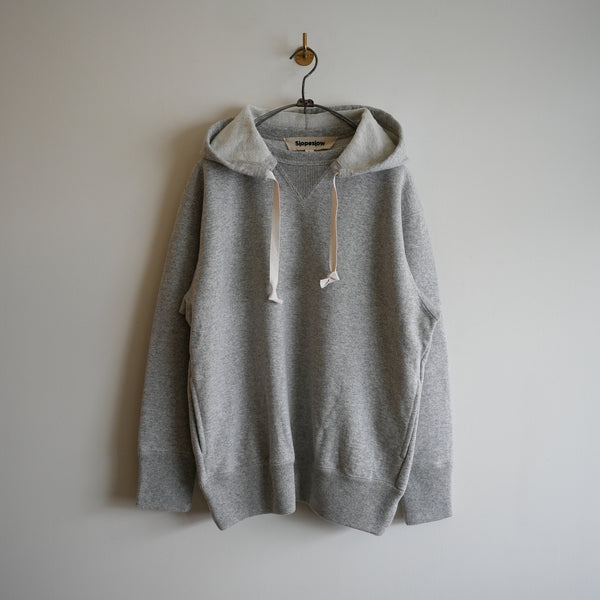 Slopeslow WOOL FRENCH TERRY AFTER HOODIE GRAY