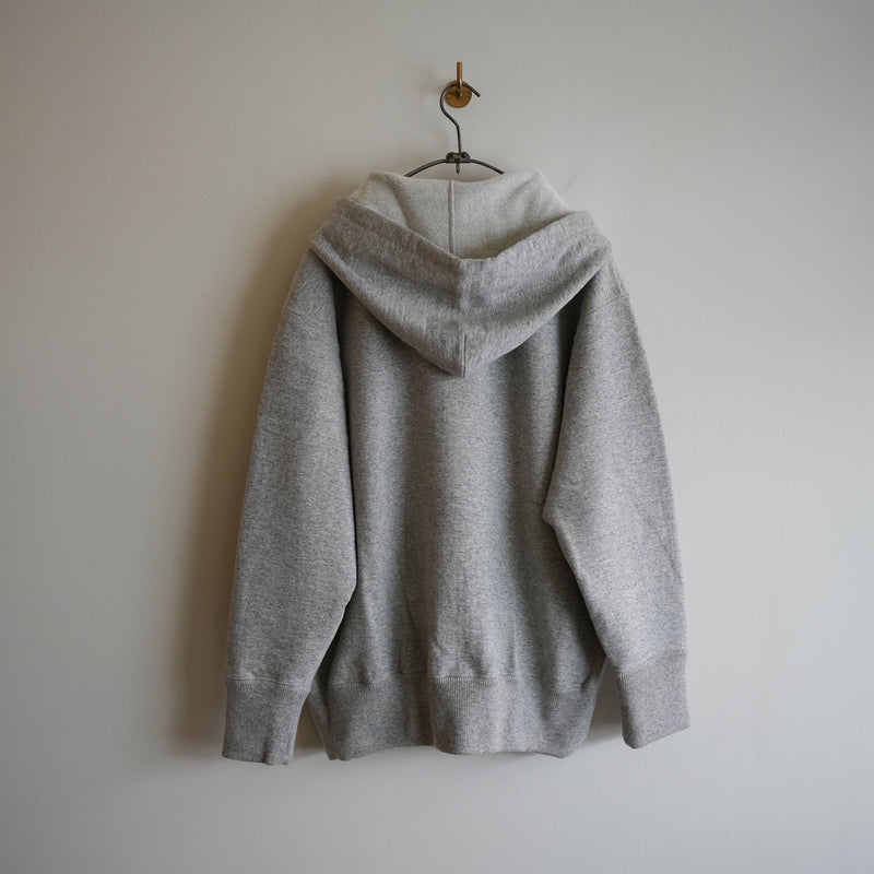 Slopeslow WOOL FRENCH TERRY AFTER HOODIE GRAY