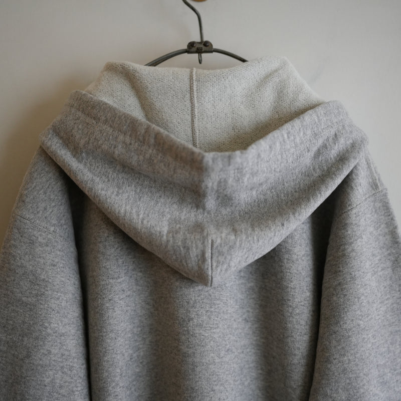 Slopeslow WOOL FRENCH TERRY AFTER HOODIE GRAY