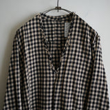 BLACKBIRD CHECK PULLOVER SHIRT