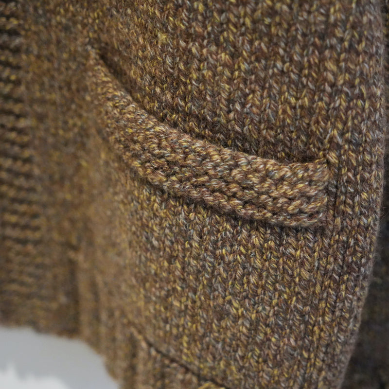 Slopeslow Hand Knitting Cowichan Sweater Maroon