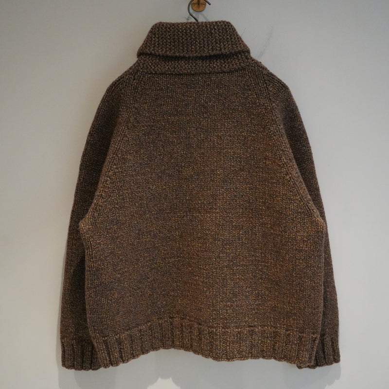 Slopeslow Hand Knitting Cowichan Sweater Maroon