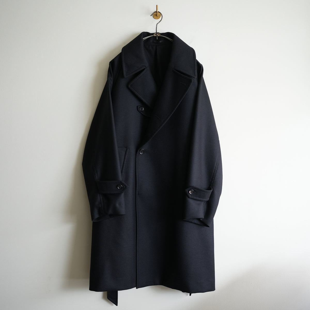 ULTERIOR EX. SUPER FINE LIGHT MELTON OVER COAT