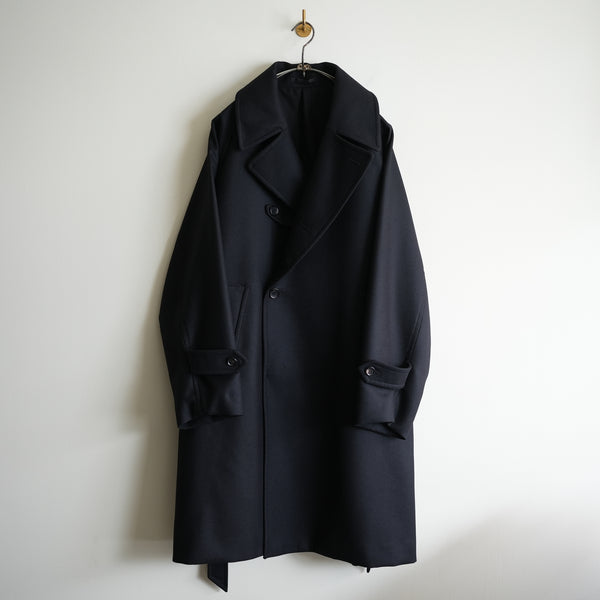 ULTERIOR EX. SUPER FINE LIGHT MELTON OVER COAT