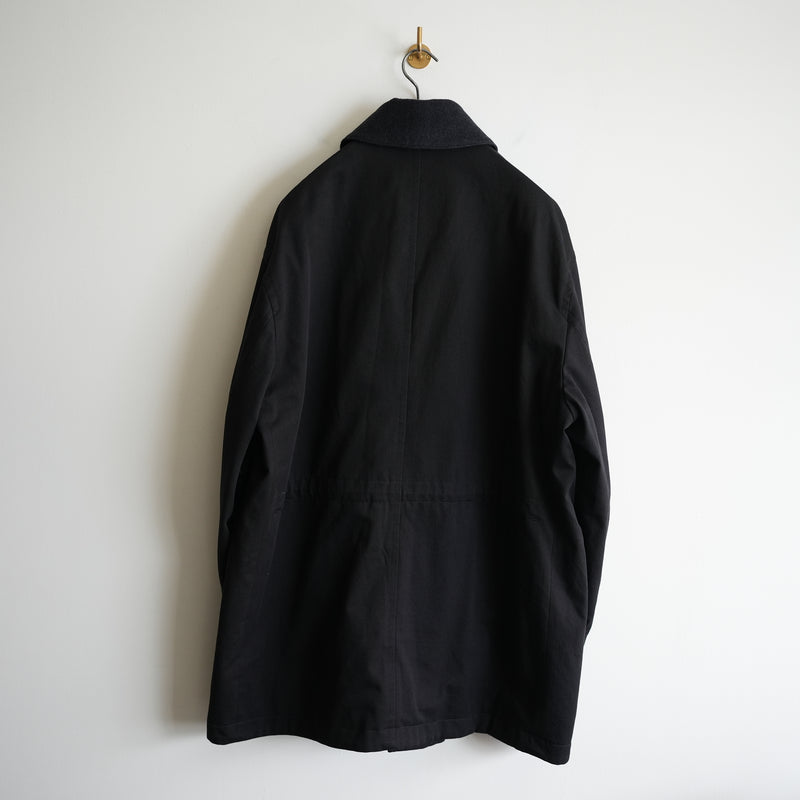 ULTERIOR WASHED VINTAGE TWILL MIL-COAT