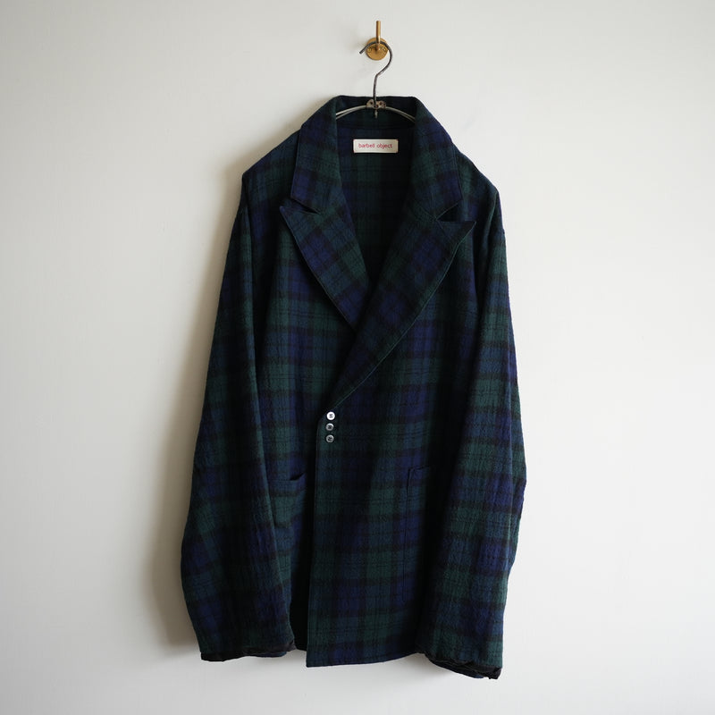 barbell object wool coat check