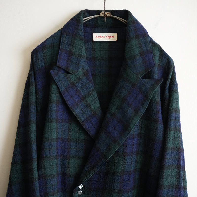 barbell object wool coat check