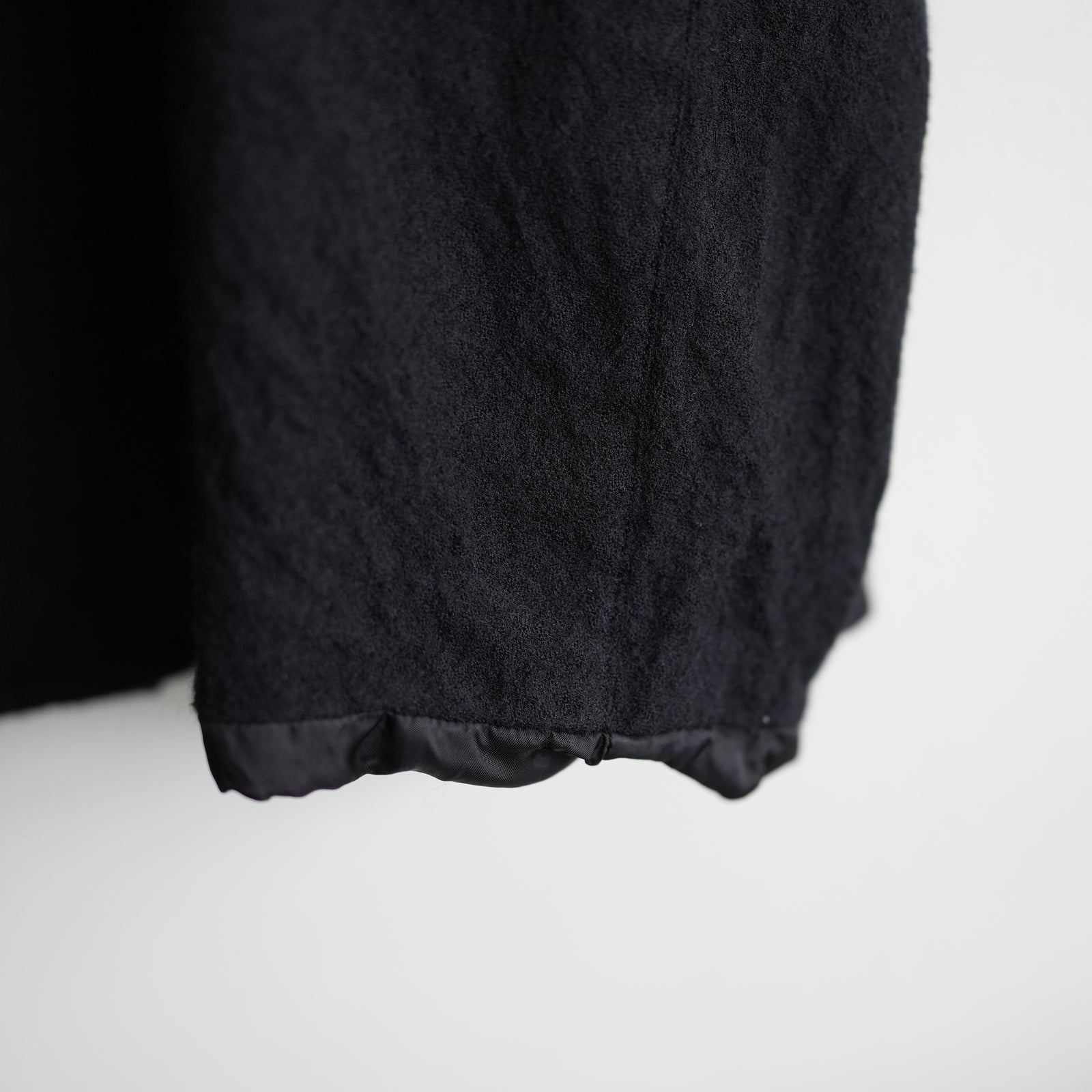 美品 barbell object ロングスリーブニット black barbell object wool coat black – RASSEMBLE