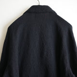 barbell object wool coat black