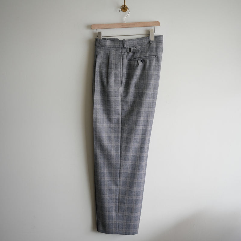 MAATEE&SONS JEFFREY WOOL FLANNEL CHECK
