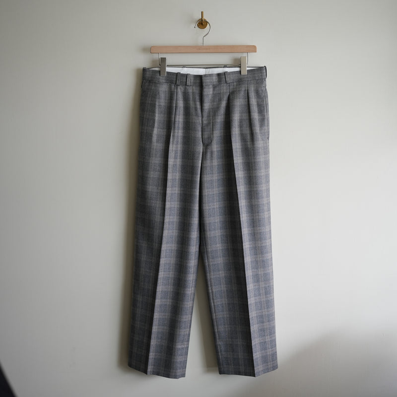 MAATEE&SONS JEFFREY WOOL FLANNEL CHECK