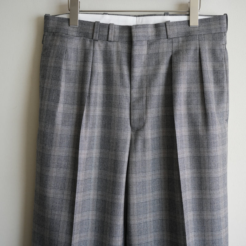 MAATEE&SONS JEFFREY WOOL FLANNEL CHECK