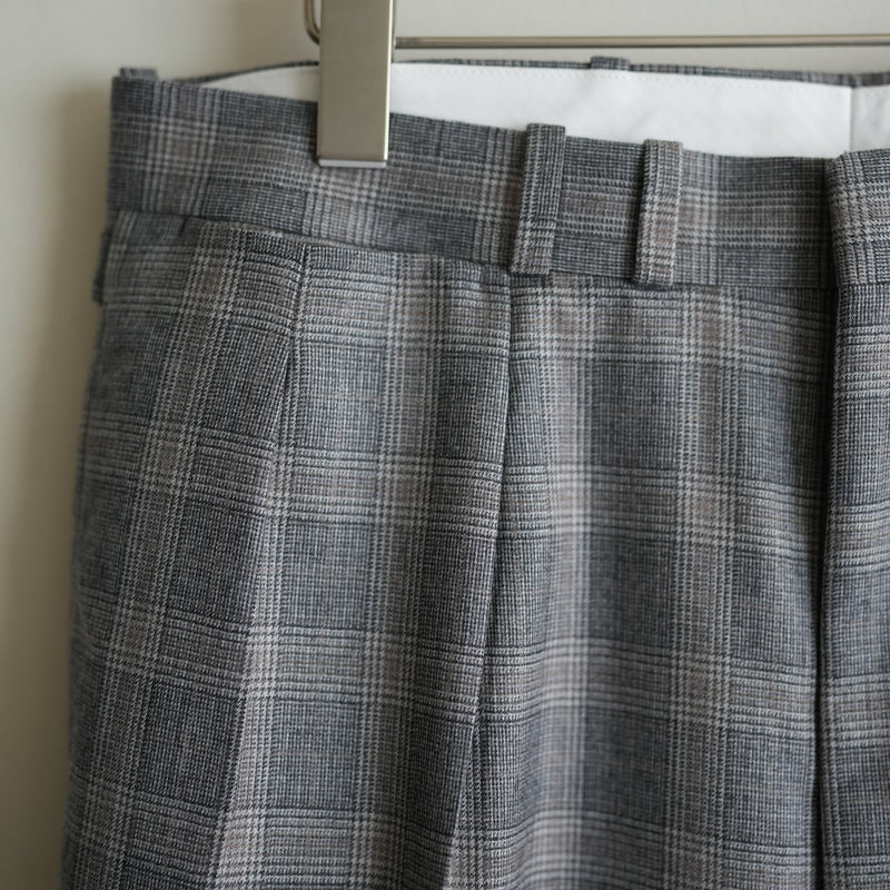MAATEE&SONS JEFFREY WOOL FLANNEL CHECK