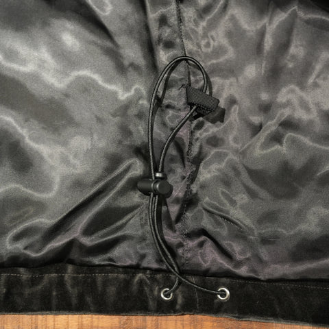 MAATEE&SONS VELVET STAND BLOUSON GRAY