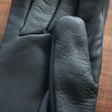 Post Production LEATHER MIL-GLOVES BLACK