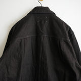 YOKO SAKAMOTO KAKISHIBU DENIM PLEATS BLOUSE