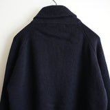 Slopeslow HARD TWISTED SHETLAND C-2 SWEATER NAVY