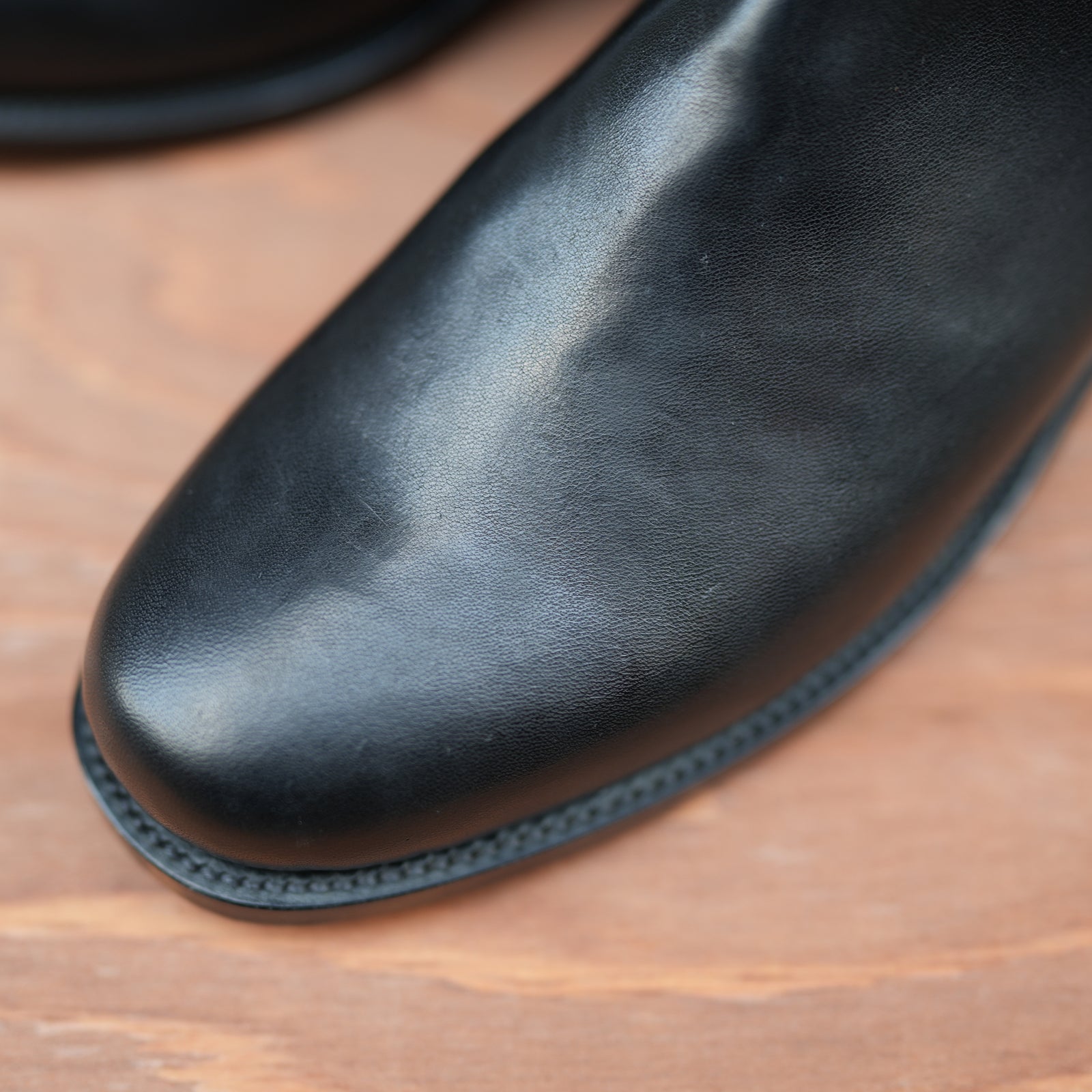 Post Production EX. ITALIAN HORSE LEATHER SIDE ZIP BOOTS – RASSEMBLE