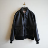 NICENESS OILED CALF LEATHER A2 JACKET "RUSSEL"