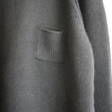 MAATEE&SONS CASHMERE POCKET CREW NECK SWEATER