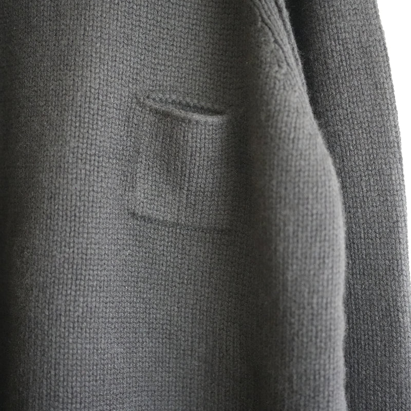 MAATEE&SONS CASHMERE POCKET CREW NECK SWEATER
