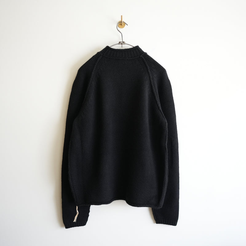 MAATEE&SONS CASHMERE POCKET CREW NECK SWEATER