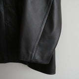 MAATEE&SONS SPANISH LAMB LEATHER HALF COAT