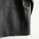 MAATEE&SONS SPANISH LAMB LEATHER HALF COAT