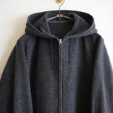 MAATEE&SONS BRUSHED HOODED BLOUSON