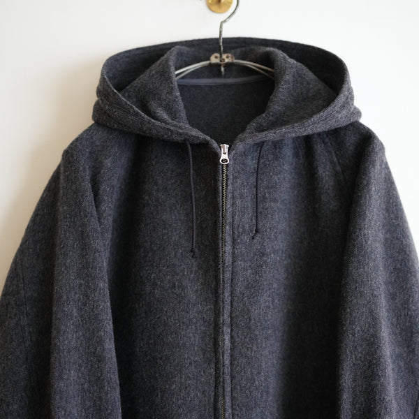 MAATEE&SONS BRUSHED HOODED BLOUSON