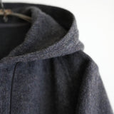 MAATEE&SONS BRUSHED HOODED BLOUSON